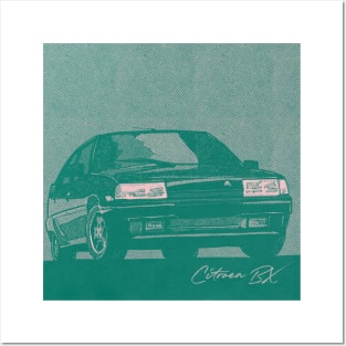 Citroën BX ----1980s Aesthetic Art Print Design Posters and Art